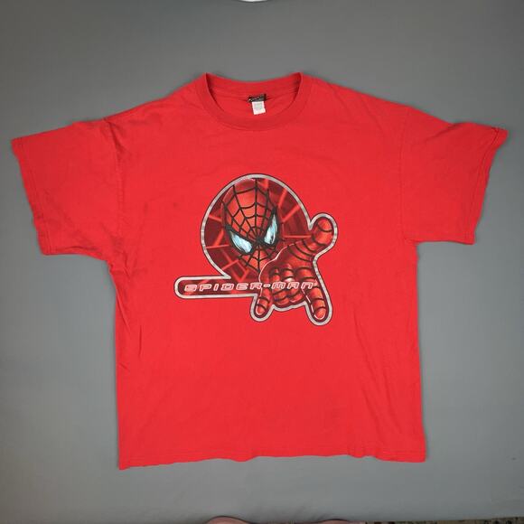 Spiderman Other - Vintage Spider Man Shirt Mens XL Red The Movie Marvel Comics TShirt Y2K 2000s